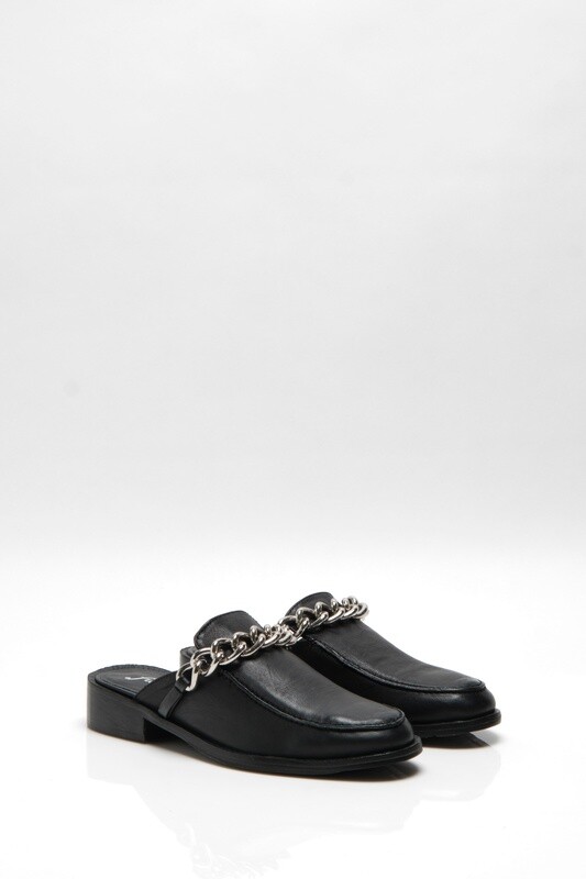 Free People Vida Mule Black
