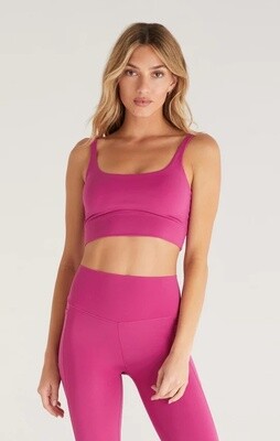 Z Supply Tone Tank Bra Jewel Pink