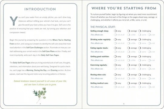 Peter Pauper Self Care Journal