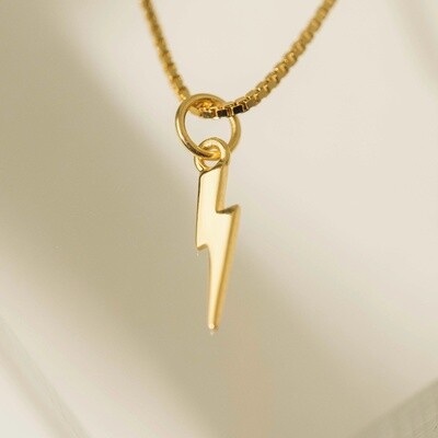 Lover's Tempo Demi Fine Bolt Necklace