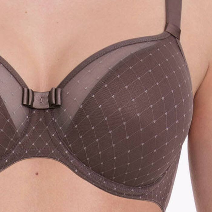 Rosa Faia Eve Underwire Bra Truffle