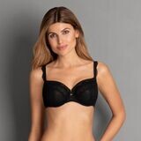 Rosa Faia Selma Lace Underwire Bra Black