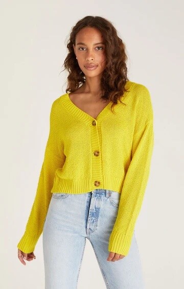 Z Supply Marcy Cardigan Limestone Z Supply Marcy Cardigan Limestone
