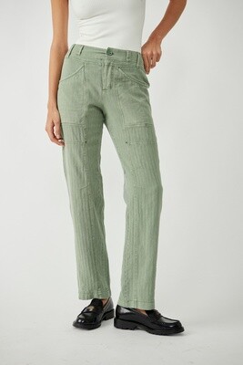 Free People Big Hit Slouch Pant Oil