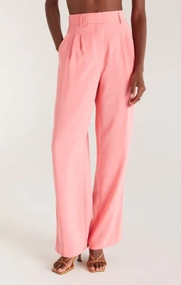 Z Supply Lucy Twill Pant Sunkist Coral