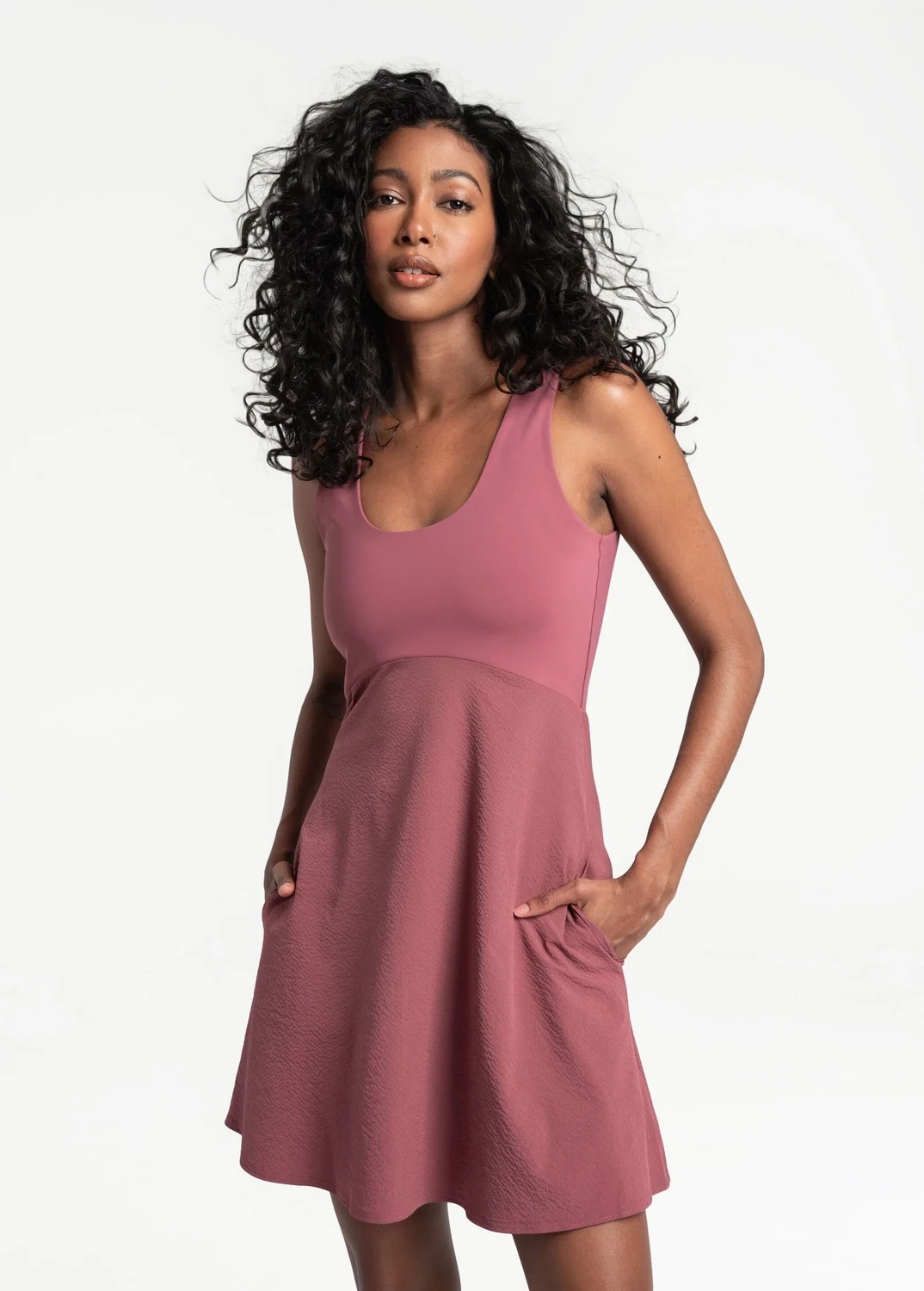 Lole Momentum Sculpt Dress Thistle