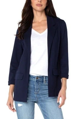 Liverpool Boyfriend Blazer Cadet Blue