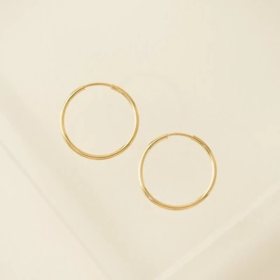 Lover&#39;s Tempo 20mm Gold Filled Infinity Hoop