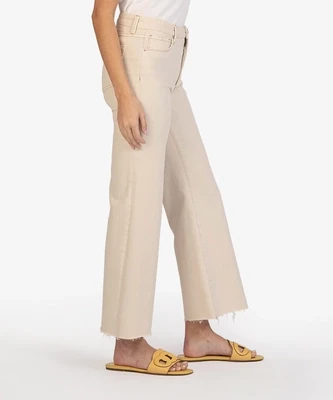 Kut From The Kloth Meg Wide Leg Ecru
