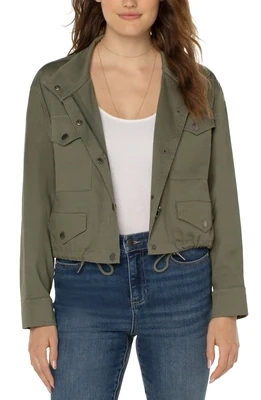 Liverpool Cropped Cargo Jacket