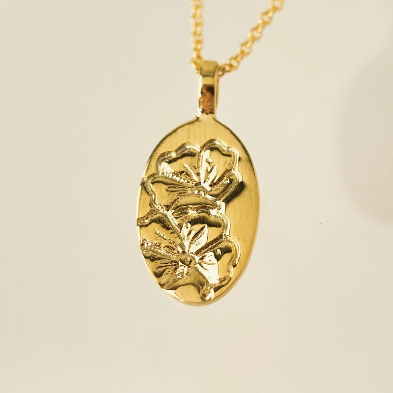 Lover's Tempo Demi-Fine Birthday Flowers Necklace