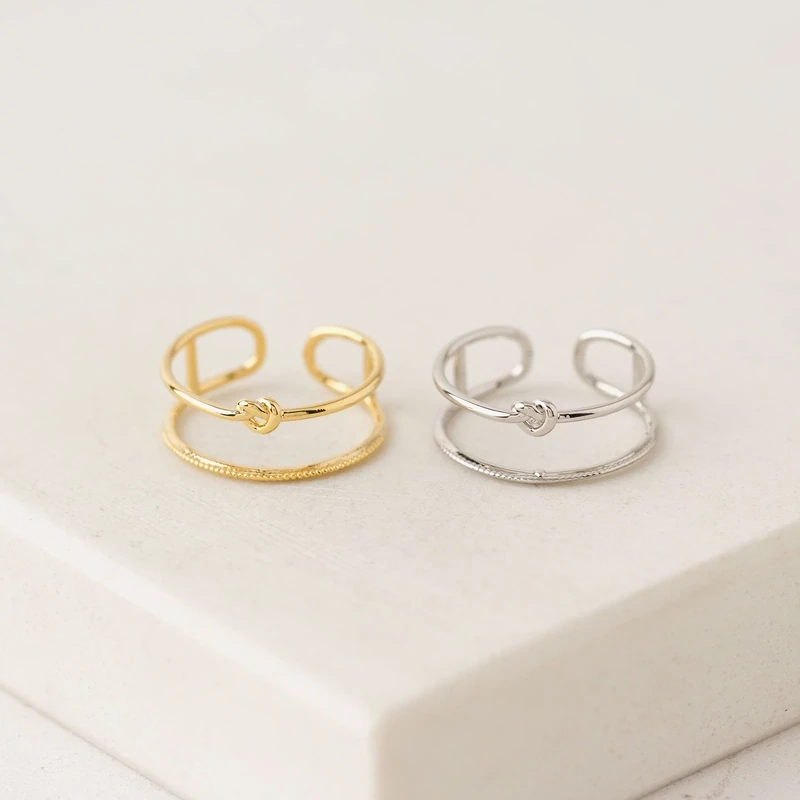 Lover&#39;s Tempo Knot Today Ring