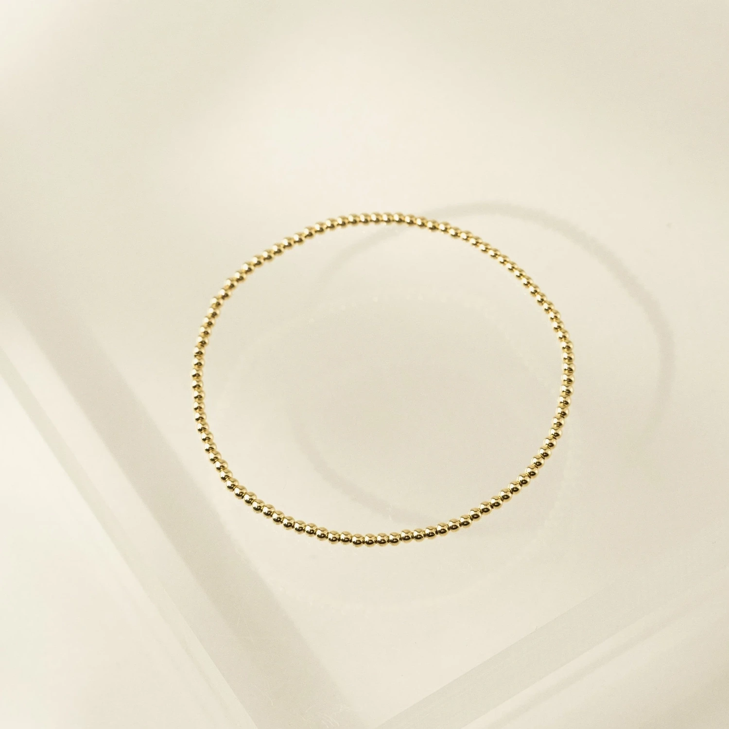 Lover&#39;s Tempo 2mm Gold Filled Stretch Bracelet