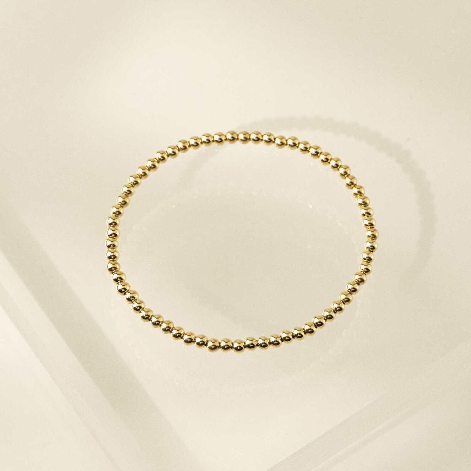 Lover&#39;s Tempo 3mm Gold Filled Stretch Bracelet