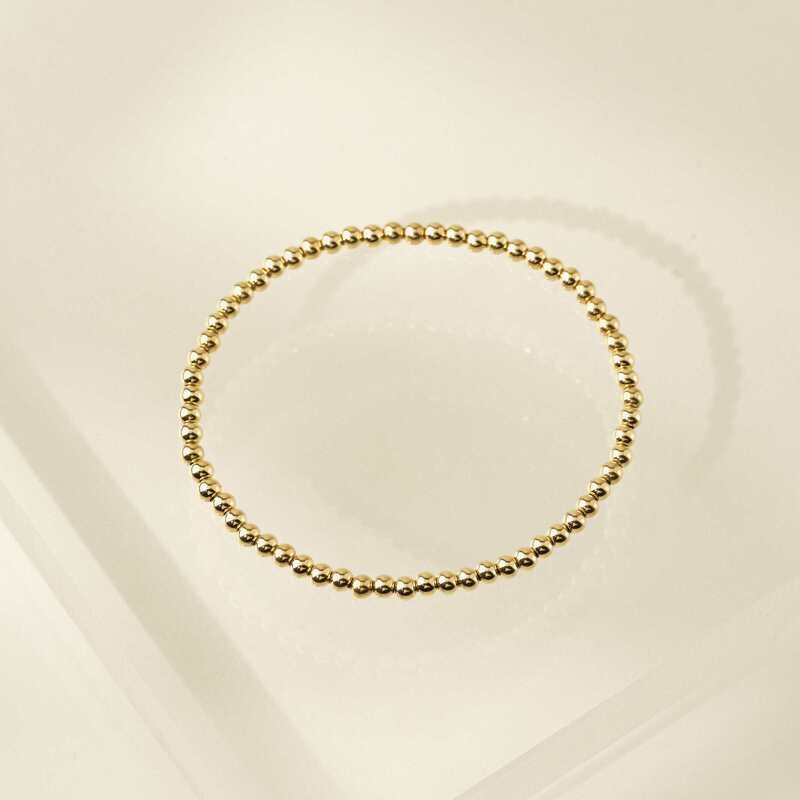 Lover&#39;s Tempo 3mm Gold Filled Stretch Bracelet