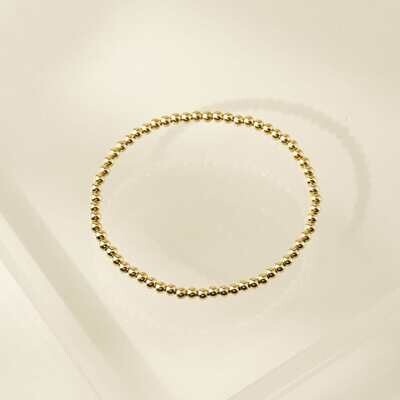 Lover's Tempo 3mm Gold Filled Stretch Bracelet