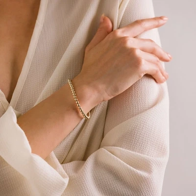 Lover's Tempo 4mm Gold Filled Stretch Bracelet