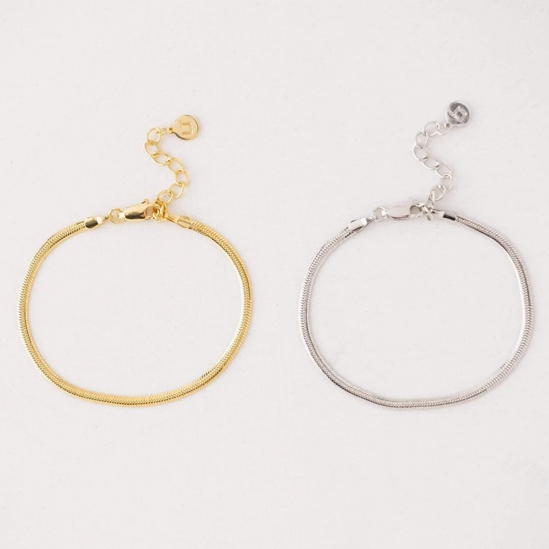 Lover&#39;s Tempo Herringbone Chain Bracelet