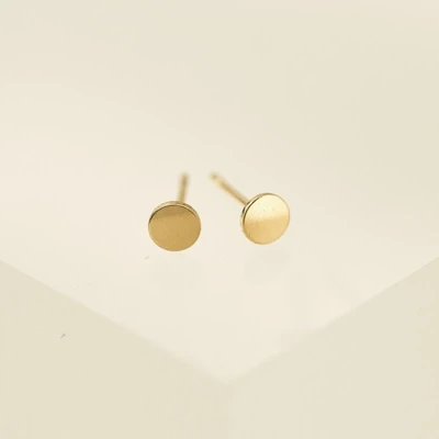 Lover&#39;s Tempo Disc Gold Filled Stud