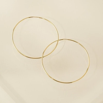 Lover's Tempo 65mm Gold Filled Infinity Hoop