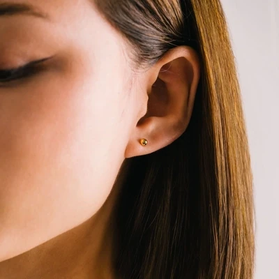 Lover's Tempo 4mm Ball Gold Filled Stud