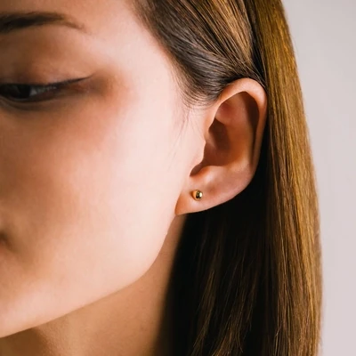 Lover's Tempo 5mm Ball Gold Filled Stud