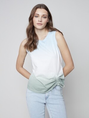 Charlie B Ombre Top with Tunnel Tie
