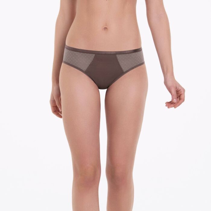 Rosa Faia Eve High Waist Brief Truffle