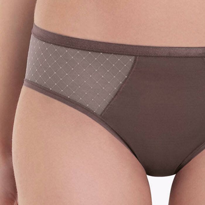 Rosa Faia Eve High Waist Brief Truffle