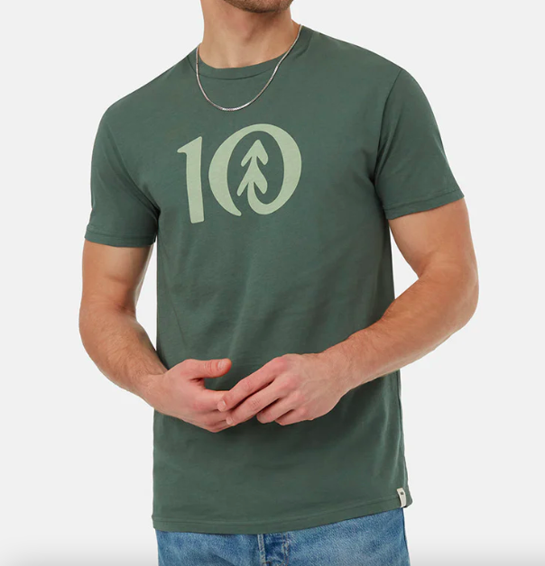Ten Tree M Ten T-Shirt Dark Sage/Light Sage