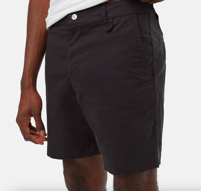 Ten Tree M Twill Latitude Short 7&quot; Meteorite Black