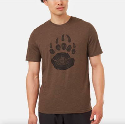 Ten Tree M Bear Claw T-Shirt Slate Brown