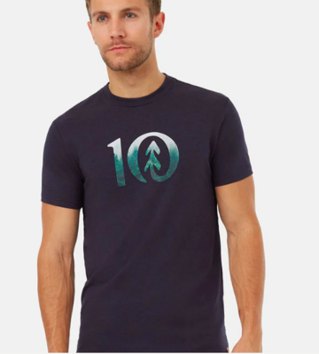 Ten Tree M Photo Forest Logo T-Shirt