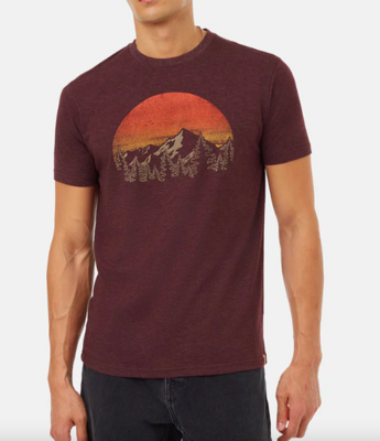Ten Tree M Vintage Sunset T-Shirt Mulberry