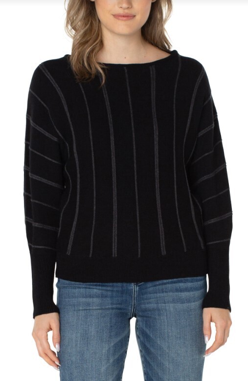 Liverpool Dolman Stripe Sweater