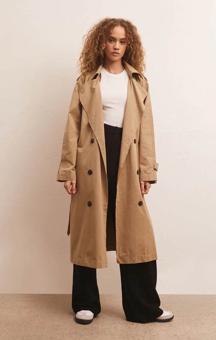 Z Supply Davis Trench Coat