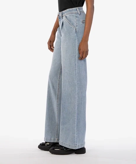 Kut From The Kloth Jean High Rise Wide Leg Note