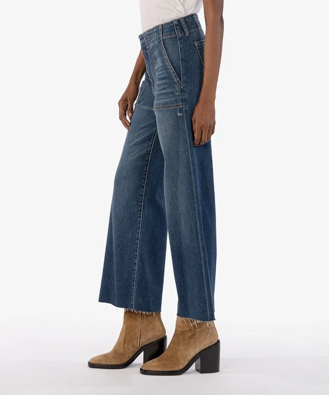Kut From The Kloth Meg Wide Leg Pork Chop Enchant
