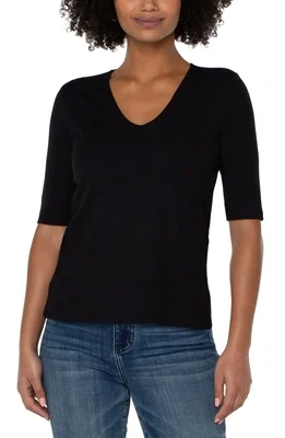 Liverpool Layer V-Neck Top