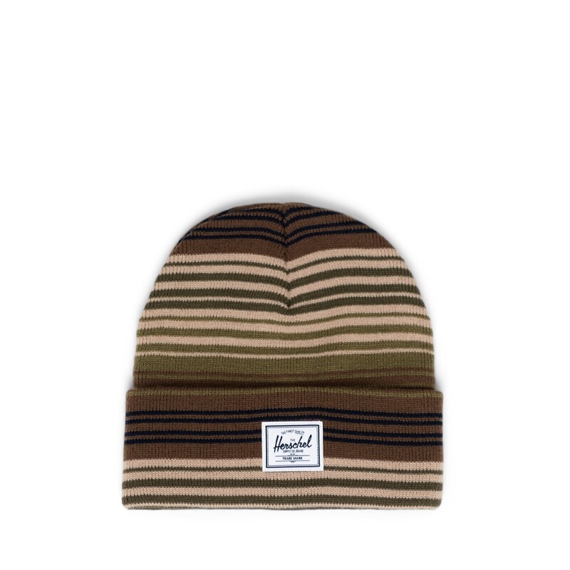 Herschel Elmer Dark Earth/Covert Green Multi Stripe