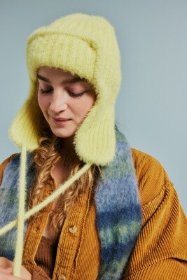 Free People Timber Fuzzy Knit Trapper