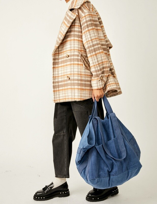 Free People Mega Cord Tote