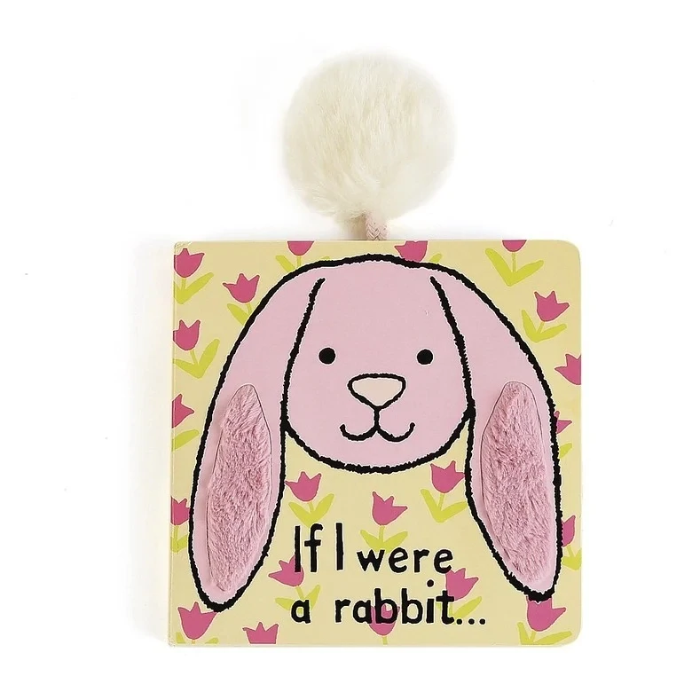 Jellycat If I Were a Rabbit(Tulip Pink) Book