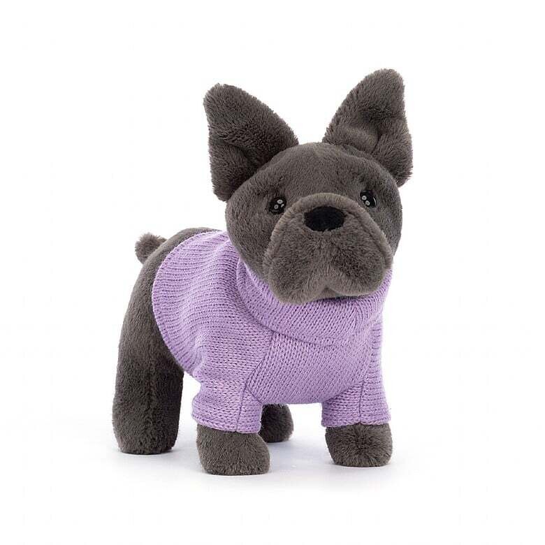 Jellycat Perfect Pet Sweater French Bulldog Purple