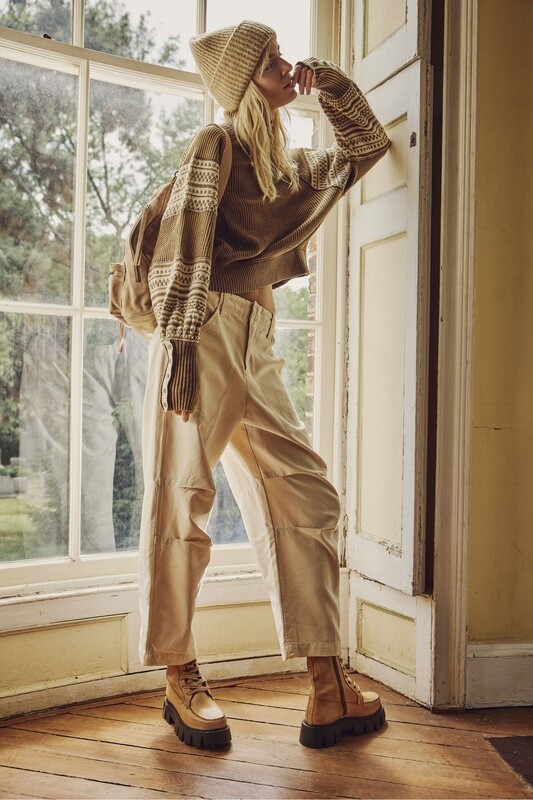 Free People Rock Springs Barrel Pant