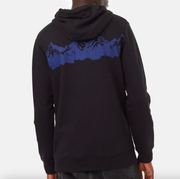 Ten Tree M Mountain Range Hoodie Meteorite Black