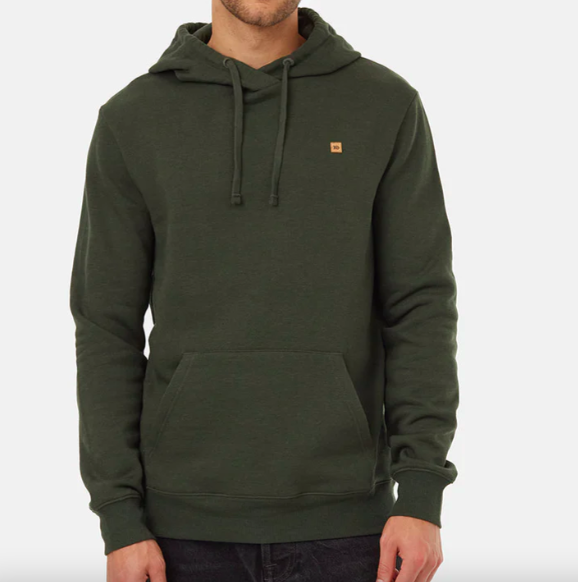 Ten Tree M TreeFleece Reynard Hoodie Dark Kombu Green