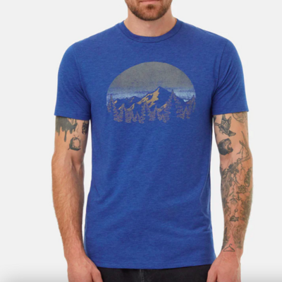 Ten Tree M Vintage Sunset T-shirt Sodalite Blue