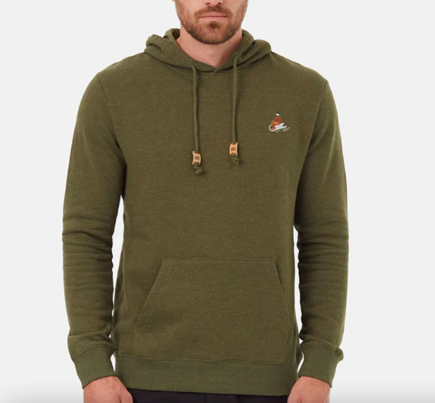 Ten Tree M Winter Sasquatch Hoodie Olive Night