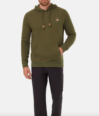 Ten Tree M Winter Sasquatch Hoodie Olive Night